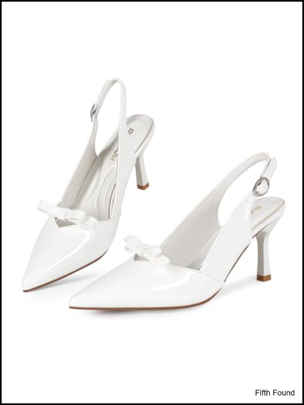 Slingback Kitten Heels Closed Pointed Toe 3 Inch Pumps for Women